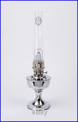 Aladdin Chrome Heritage Table Kerosene Mantle Lamp #S2301 Retired New In Box