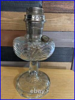 Aladdin Clear Beehive Kerosene Oil Lamp WithB Burner