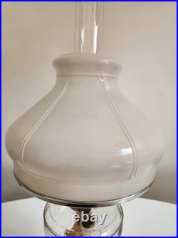 Aladdin Clear Crystal Venetian Oil Lamp One Piece With Original 701 Shade 1932