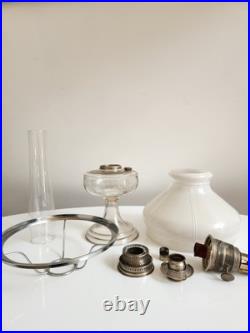 Aladdin Clear Crystal Venetian Oil Lamp One Piece With Original 701 Shade 1932