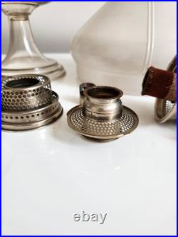 Aladdin Clear Crystal Venetian Oil Lamp One Piece With Original 701 Shade 1932