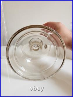 Aladdin Clear Crystal Venetian Oil Lamp One Piece With Original 701 Shade 1932