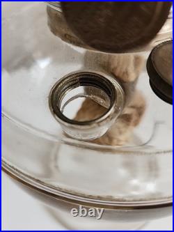 Aladdin Clear Crystal Venetian Oil Lamp One Piece With Original 701 Shade 1932