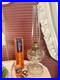 Aladdin Clear Manganese Glass Washington Drape Oil Lamp Model B Many Extras 23