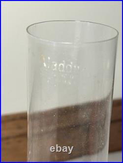 Aladdin Clear Over Black Beta Crystal B-104 Corinthian Oil Lamp 1935-1936 Shade