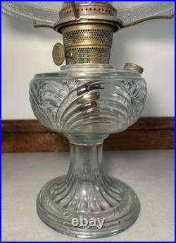 Aladdin Clear Washington Drape Round Base B-39 Model B Burner Shade Nu Type