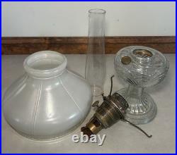Aladdin Clear Washington Drape Round Base B-39 Model B Burner Shade Nu Type