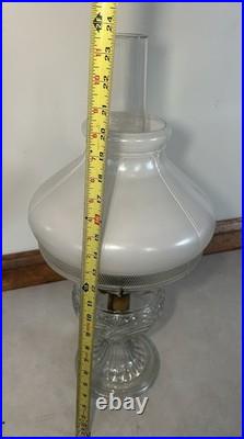 Aladdin Clear Washington Drape Round Base B-39 Model B Burner Shade Nu Type