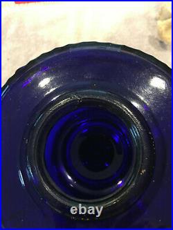 Aladdin Cobalt Blue Lincoln Drape Lamp Kerosene N B+h Rochester P&a Rayo Miller