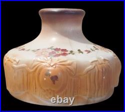 Aladdin Coleman Rayo Oil Lamp Glass Shade Victorian Deco Flowers 10 Fitter GWTW