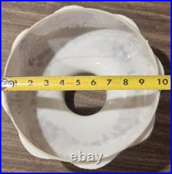 Aladdin Coleman Rayo Oil Lamp Glass Shade Victorian Deco Flowers 10 Fitter GWTW