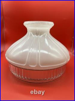 Aladdin Colonial B 106 Amber Beta Crystal Hobnail Kerosene Oil Lamp w Opal Shade