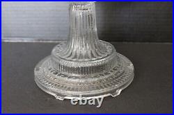 Aladdin Colonial Clear Glass Model A Nickel Plate Burner Clean and Very Nice