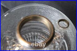 Aladdin Colonial Clear Glass Model A Nickel Plate Burner Clean and Very Nice