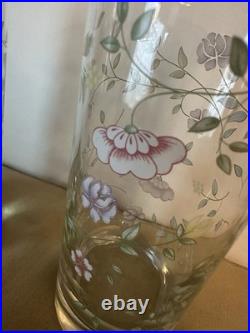 Aladdin Corinthian Apple Green Jadeite Oil Lamp Signed Locking Chimney