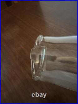 Aladdin Corinthian Apple Green Jadeite Oil Lamp Signed Locking Chimney