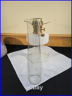 Aladdin Corinthian B-110 Kerosene Oil Lamp White Moonstone Barbie Pink Shade