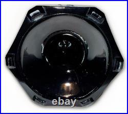 Aladdin Corinthian Kerosene Lamp Clear over Black Beta Crystal B104 Mfg. 1936