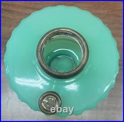 Aladdin Corinthian Lamp Jadeite Jade Green Burner Chimney Gallery 10 spider