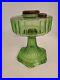 Aladdin Corinthian Model B Oil Lamp Green Glass Good Condition