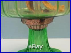 Aladdin Corinthian Oil Kerosene Lamp nu-type model B 1935-1936 Emerald Green