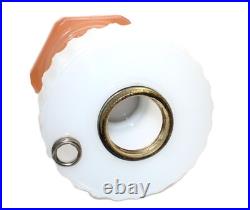 Aladdin Corinthian Rose & White Moonstone Lamp1936model B-126, Model B Burner