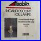 Aladdin Crystal Lincoln Drape Oil Lamp, Indoor Fuel Lamp, Bright, Brass Trim