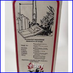 Aladdin Crystal Lincoln Drape Oil Lamp, Indoor Fuel Lamp, Bright, Brass Trim