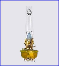 Aladdin Deluxe Genie III Amber Glass Shelf Lamp Wall Bracket Hanging New