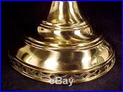 Aladdin Deluxe Solid Brass Kerosene Oil Table Lamp MaxBrite Chimney Mantle Wick