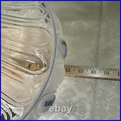 Aladdin Drape Lamp w Hand Painted Blue Rose Shade. Vintage Works