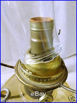 Aladdin Electrical Oil Kerosene Lamp with Globe & Shade