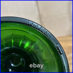 Aladdin Emerald Green & Gold Tone Lincoln Drape Oil Lamp 2001