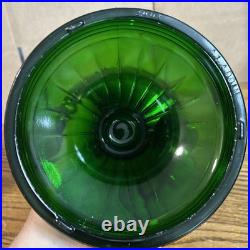 Aladdin Emerald Green & Gold Tone Lincoln Drape Oil Lamp 2001