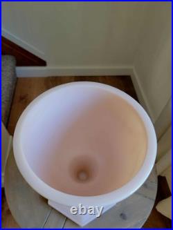 Aladdin Florentine Pink Alacite Rose Moonstone Kerosene Oil Lamp