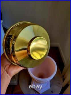 Aladdin Florentine Pink Alacite Rose Moonstone Kerosene Oil Lamp