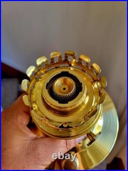 Aladdin Florentine Pink Alacite Rose Moonstone Kerosene Oil Lamp