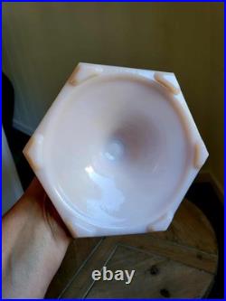 Aladdin Florentine Pink Alacite Rose Moonstone Kerosene Oil Lamp