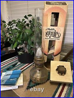 Aladdin Genie 23 Vintage C-6103M Lamp MCM Complete Glass Brass Original Rare