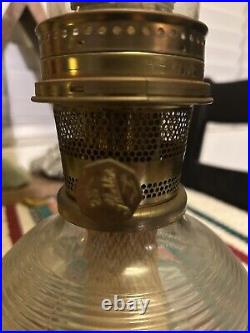 Aladdin Genie 23 Vintage C-6103M Lamp MCM Complete Glass Brass Original Rare