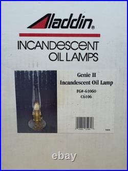 Aladdin Genie II Incandescent Oil Lamp Brand New Sealed