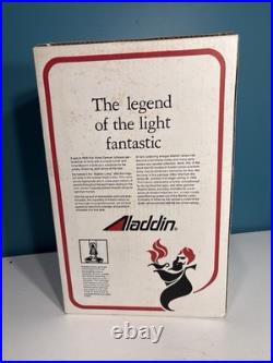 Aladdin Genie II Incandescent Oil Lamp C6106 No. 23 Burner Clear Glass Brass NEW