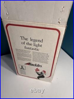 Aladdin Genie II Incandescent Oil Lamp C6106 No. 23 Burner Clear Glass Brass NEW
