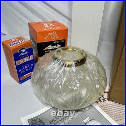Aladdin Genie II Incandescent Oil Lamp Clear Glass C6106 No. 23 Burner Brass NEW