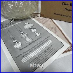 Aladdin Genie II Incandescent Oil Lamp Clear Glass C6106 No. 23 Burner Brass NEW