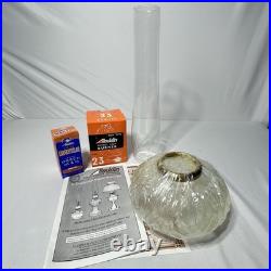 Aladdin Genie II Incandescent Oil Lamp Clear Glass C6106 No. 23 Burner Brass NEW