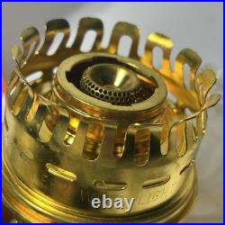 Aladdin Genie II Incandescent Oil Lamp Clear Glass C6106 No. 23 Burner Brass NEW