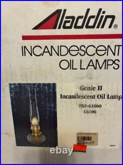 Aladdin Genie II Incandescent Oil Lamp NEW(2)