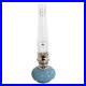 Aladdin Genie II Oil Lamp, Indoor Emergency Lighting, Blue Glass, Nickel Burner