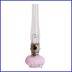 Aladdin Genie II Oil Lamp, Indoor Emergency Lighting, Pink Glass Bowl